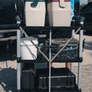 Folding Collapsible Service Cart Regular, 150lb. Capacity, Black